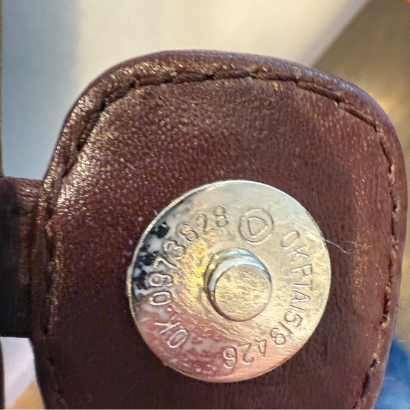 Vintage Brighton Leather Croc Embossed Crossbody Shoulder Handbag Purse EUC - Picture 10 of 16